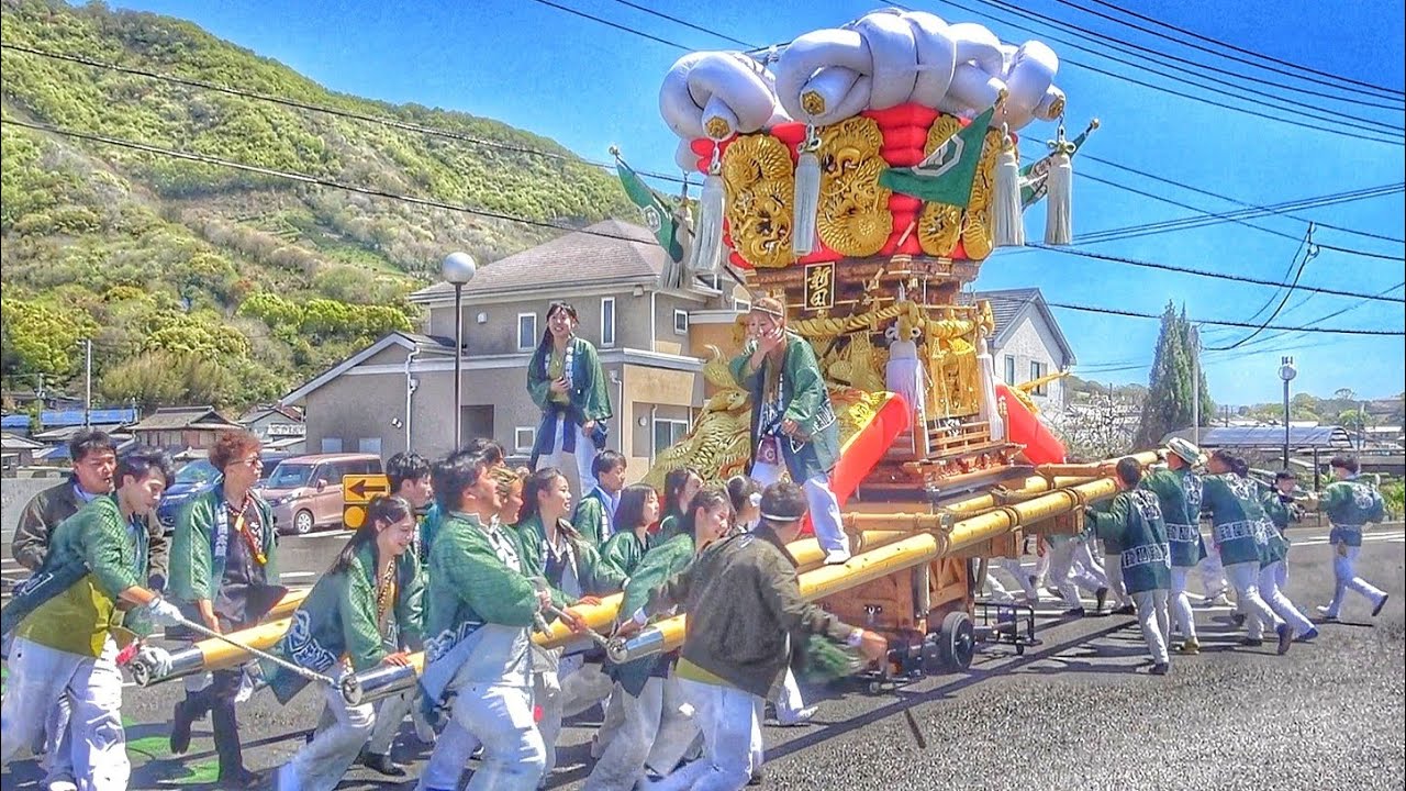2026.4.11【室本新田 太鼓台】練り·運行など 丸山神社 春祭り/高屋祭り