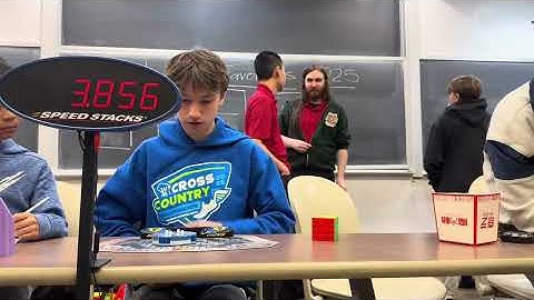 3.94 Official Clock Average (2nd place)