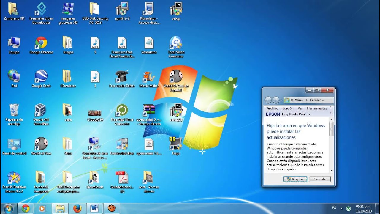 configurar las actualizaciones automáticas en windows 7 YouTube