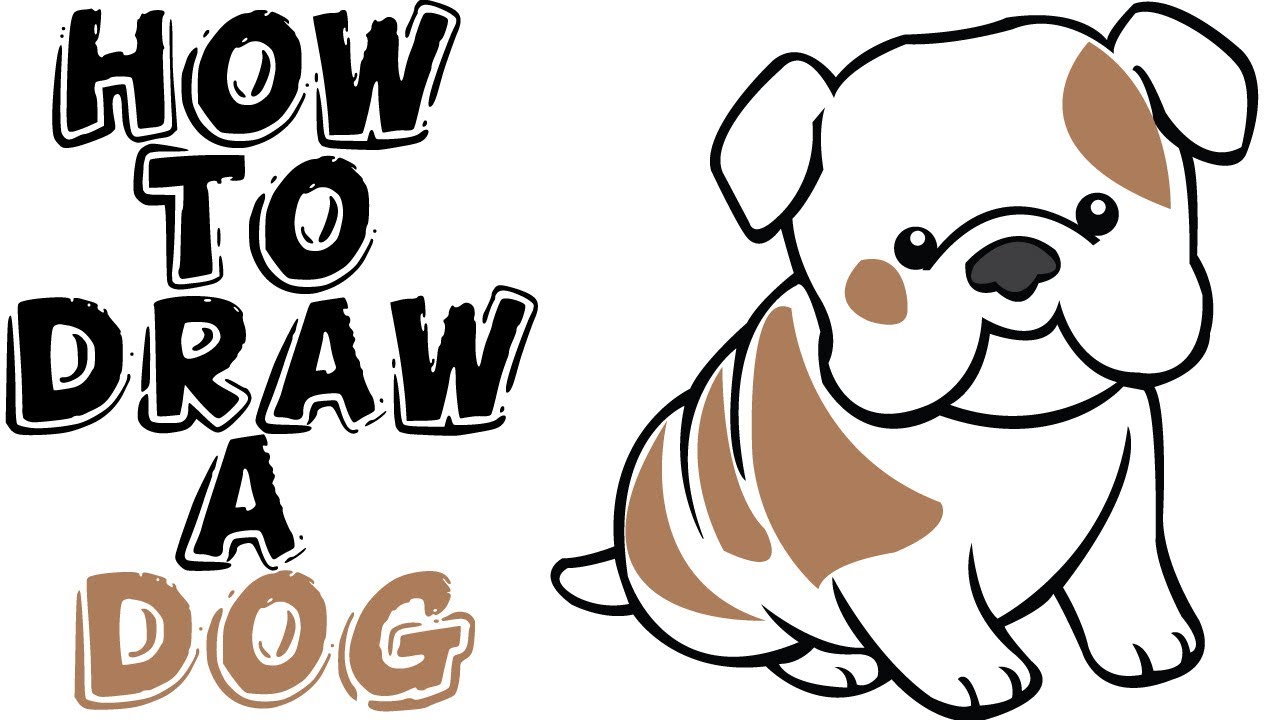 How To Draw A Dog - How To Draw A Dog Step By Step - How To Draw A Dog