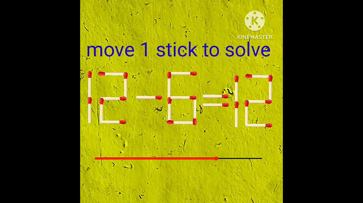 move 1 stick to solve the equation #matchstick game #puzzles game