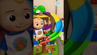 Cocomelon Jj playing in deluxe slides #shortsviral