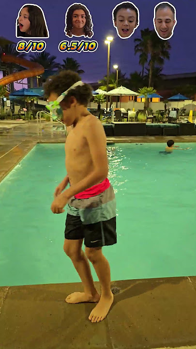 Who can make the biggest splash #summeronshorts