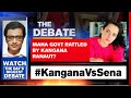 MVA Govt Targets Kangana Ranaut For Exposing Drug Mafia Truth? | The Debate With Arnab Goswami