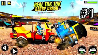 Tuk Tuk Rickshaw Demolition Derby Stunts 2021 : Part - 1 @ChronicleChannel screenshot 2