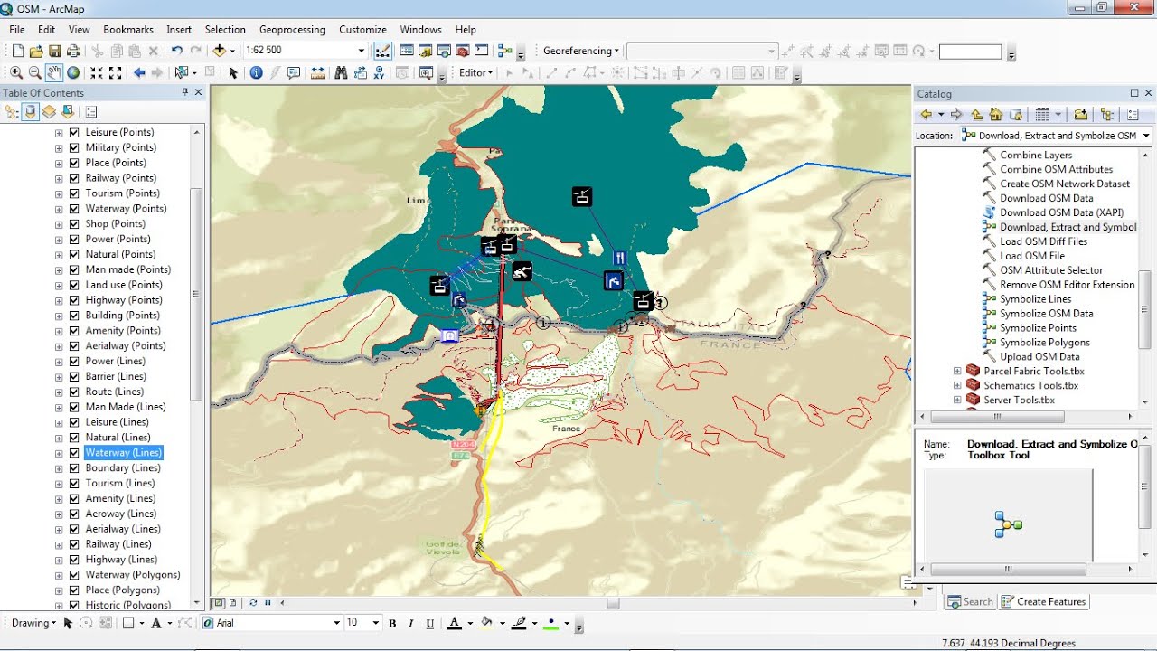 Скачать shape файлы для arcgis