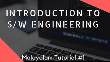 software engineering malayalam - lesson 1 introduction