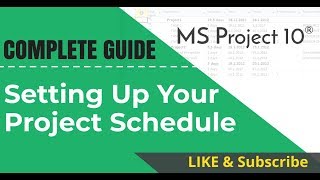 Setting Up Your Project Schedule screenshot 4