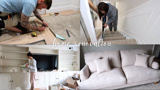 Home Renovation | Carpets & flooring fitted, sofas delivered & organised chaos