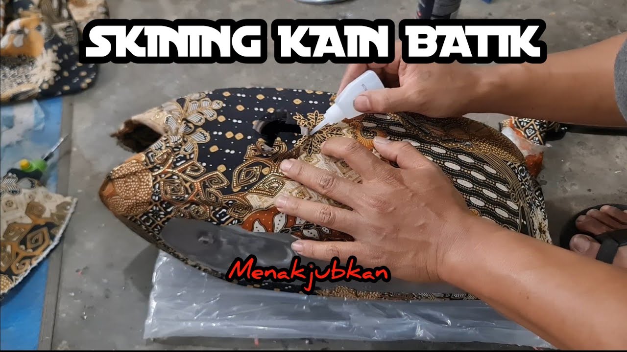 KAIN BATIK KUSTOM CULTURE , NEMPEL DI TANGKI KARATAN, Skining kain batik dengan cover efex two tone