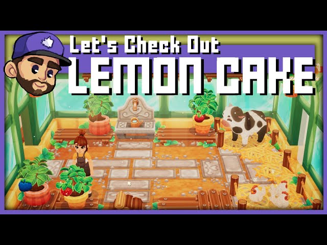 ADORABLE BAKING SIMULATOR | Let's Check Out: LEMON CAKE