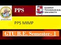 MIMP PPS Question | GTU BE 1st year | 3110003