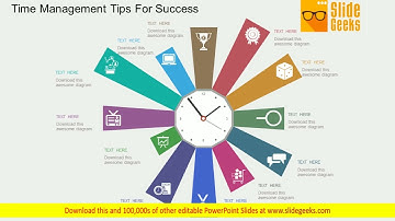 Time Management Tips For Success Powerpoint Templates