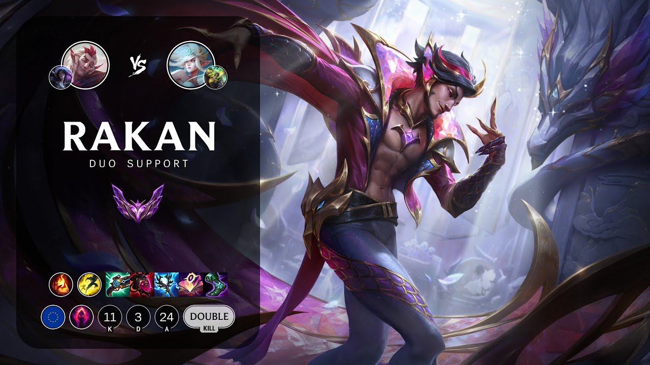 Rakan Support vs Janna - EUW Master Patch 14.7