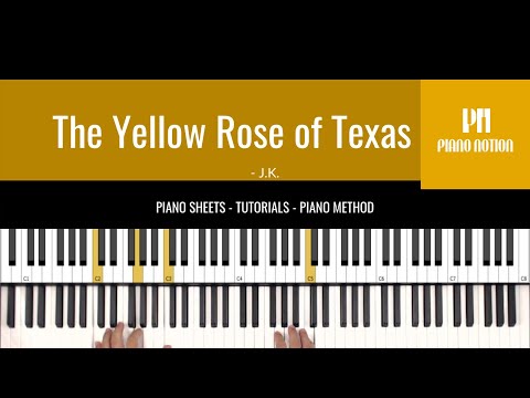 The Yellow Rose of Texas  (Easy Piano) - Elvis Presley