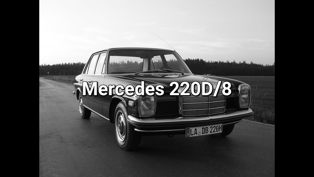 Mercedes W114, 220/8, Strich 8, 1968, Start, Walk Around.