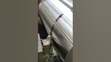 Roughing small shaft ln Cazeneuve lathe and making nice chips #asmr #machine #lathe #tour #shaft