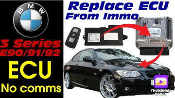 BMW E90 ECU DDE7 (EDC17) no comms how to replace + Final coding & software update with Autel by OBD