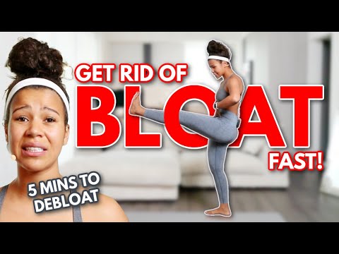 Reduce Bloating Quickly | 5 MIN FAST Walk | growwithjo