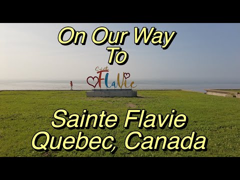 On Our Way To Sainte Flavie, Quebec, Canada