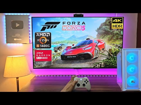 Forza Horizon 5 (Ryzen 5 5600g + RX6600) 4K HDR Gaming Test
