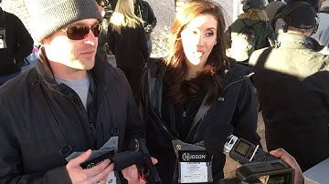 Hudson H9 Pistol Interview (Long) at Shot Show 2017 Industry Day at the Range