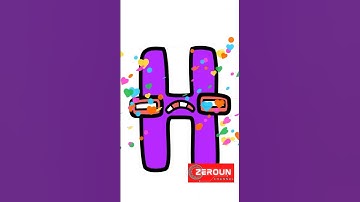 Mewarnai alphabet lore H I