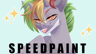 Wear your mask correctly .:Speedpaint:. (MLP) Gift