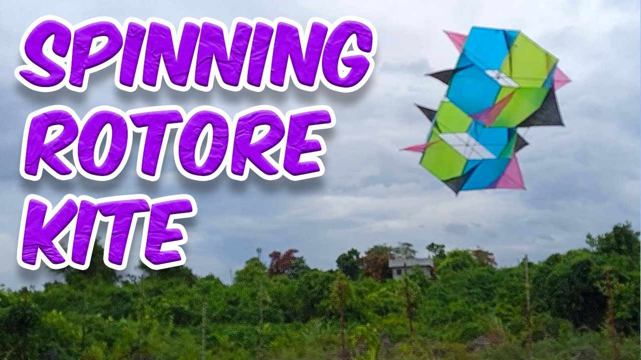 Spinning Rotor Kite Making and Test Fly Kite Vlog 35 YouTube