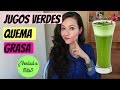 Jugos verdes quema grasa ¿verdad o mito?