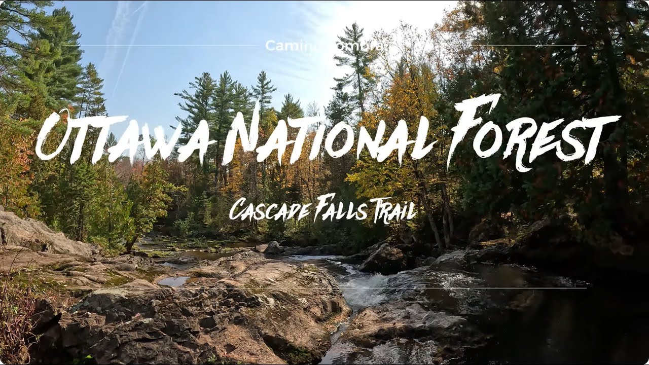 Ottawa National Forest in Michigan - Cascade Falls Trail [4K]