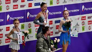 Награждение. Юниорки. 5 этап кубка России. Самоделкина, Жилина, Осокина. 8.12.2020. Награждение. Юниорки. 5 этап кубка России. Самоделкина, Жилина, Осокина. 8.12.2020.