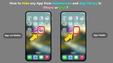 How to Hide any App from Homescreen and App Library in iPhone or iPad ?