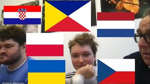 Interslavic language for the Czech national TV - 47 minutes of Slavic conversation!