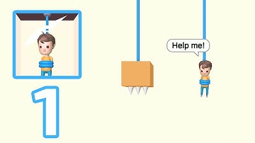 Rescue Cut Rope Puzzle - Gameplay Part 1 (Android,IOS)
