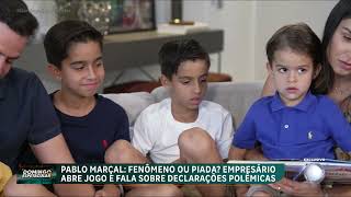 Pablo Marçal explica polémicas recentes ao Domingo Espetacular