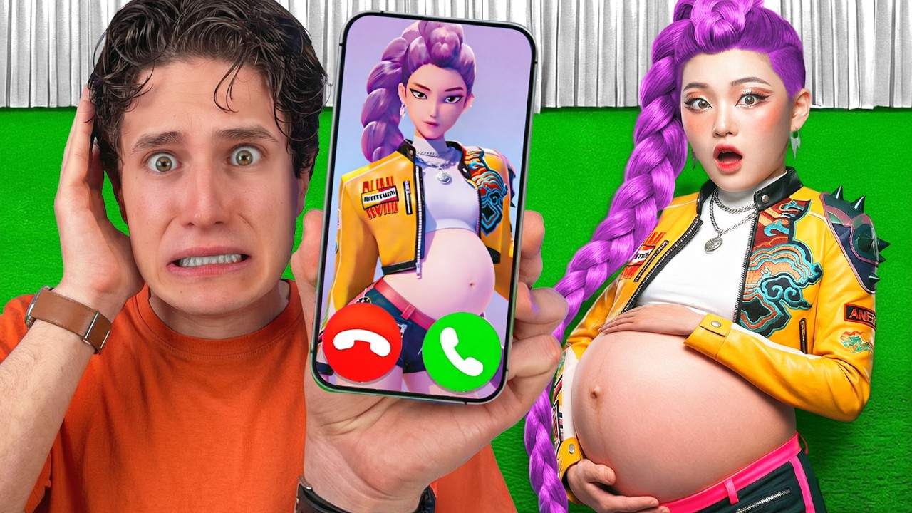 CHIAMO I KPOP DEMON HUNTERS INCINTA AL TELEFONO ALLE 3:00 DI NOTTE! Hanno un Figlio📱