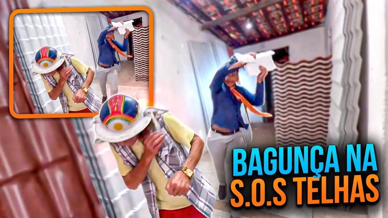 DIDINHO E FALA FINA BRIGAM DENTRO DO ESTABELECIMENTO DE S.O.S TELHAS | DIDINHO 