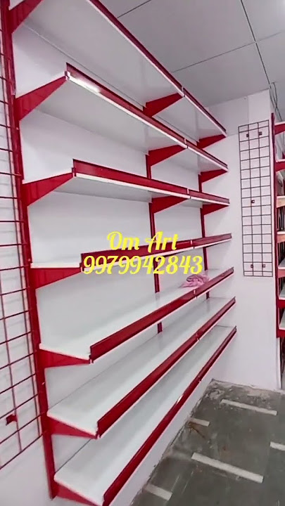 #Super Market Rack Kirana store racks Grocery Store Rack bakery  case                wall rack