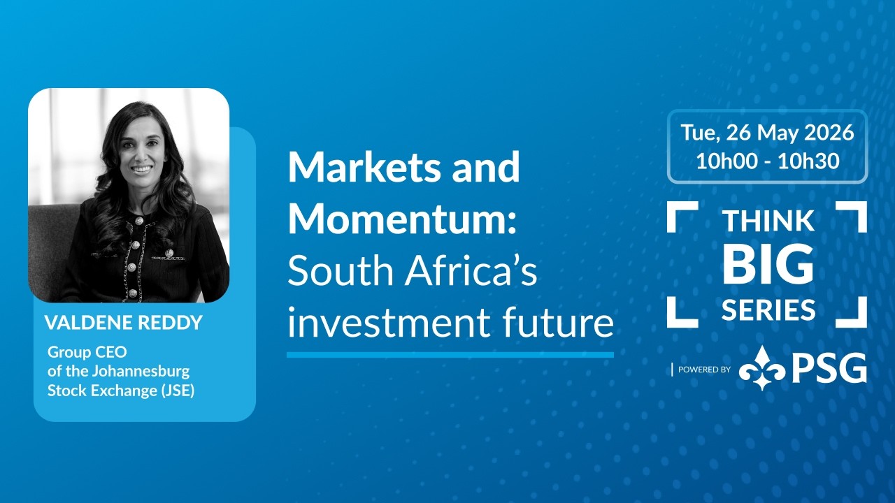 Webinar cover: Markets and Momentum: South Africa’s investment future
