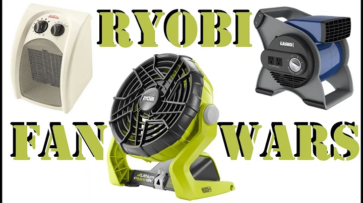 Ryobi ONE+ 18-Volt Dual Power Portable P3320 - Fan Test in 4K