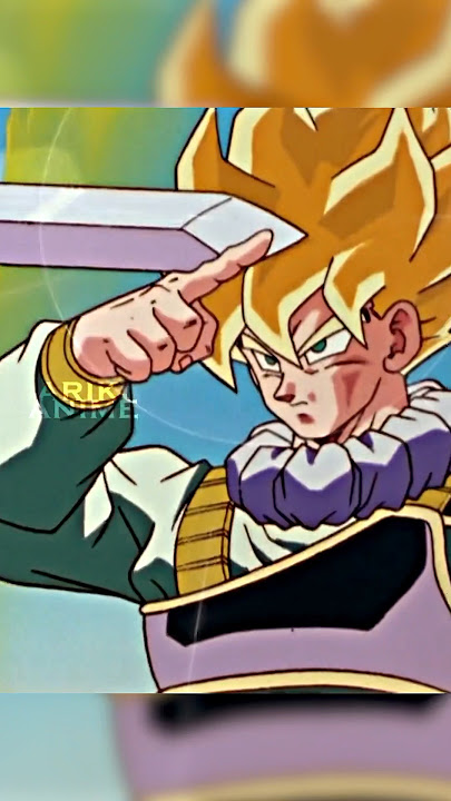 Goku Blocks Trunks' Sword🔥 (dbz edit) #dbzedit #dbedit #dbzedits
