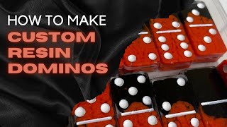 How to make Custom Resin Dominos | Tutorial For Beginners | Harley Davidson