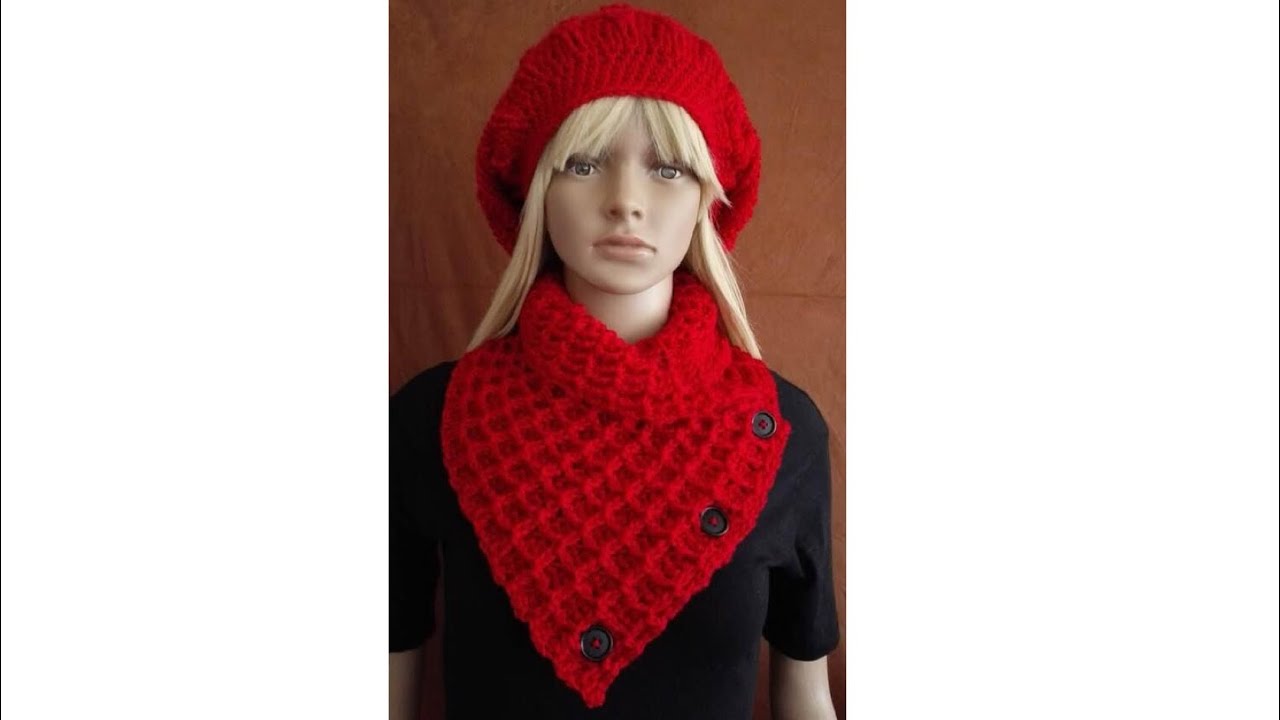 How to crochet a neck warmer cowl crochet tutorial for beginners