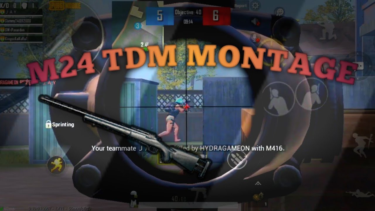 M24 Tdm Montage || Pubg mobile || Poseidon Gaming - YouTube