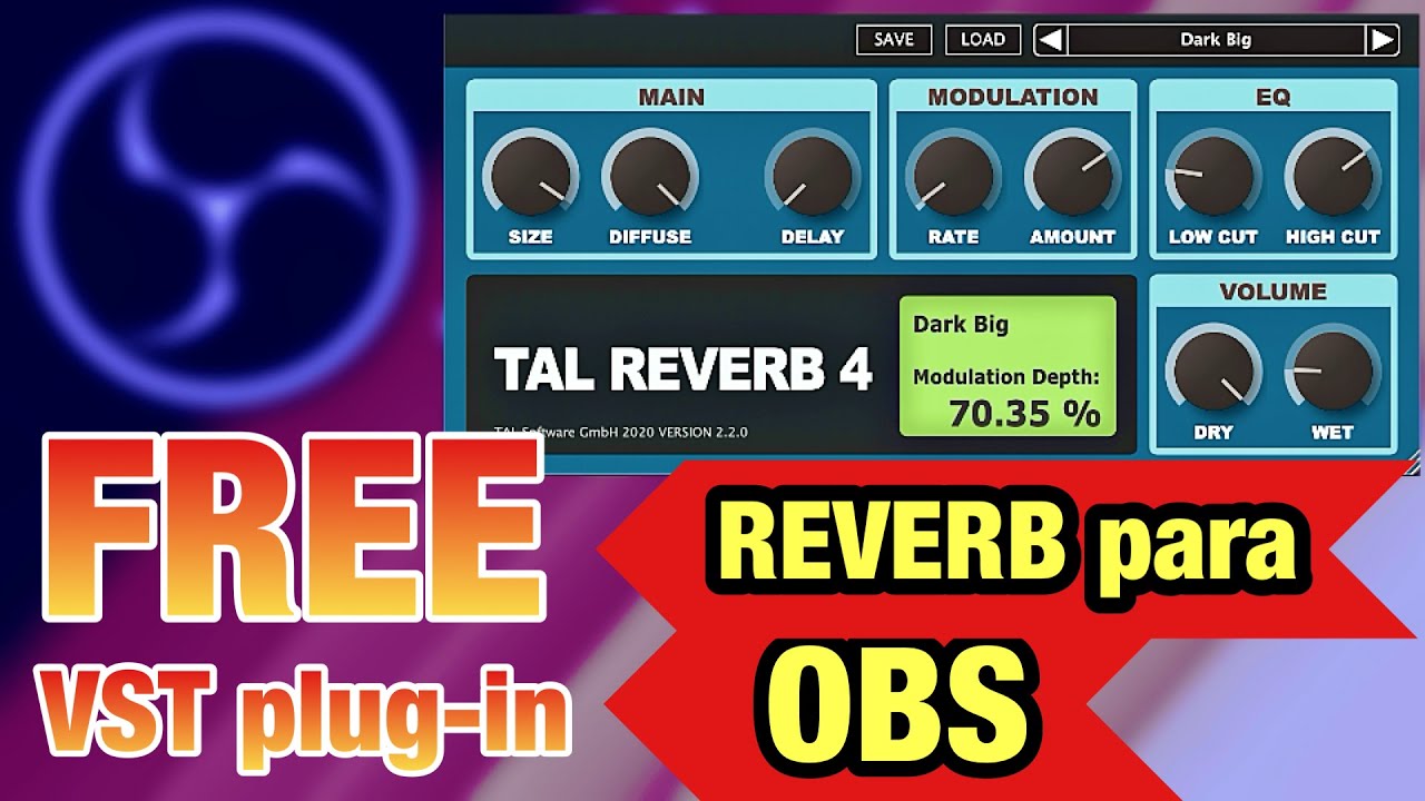 Como adicionar Reverb VST plugin no OBS (gratuito) YouTube
