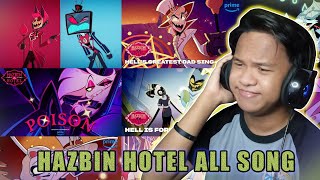Hazbin Hotel | ALL ANIMATED SONGS | Season 1 Reaction