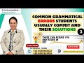 common grammatical errors and their solutions | part 3 |  in OET writing and speaking #oet