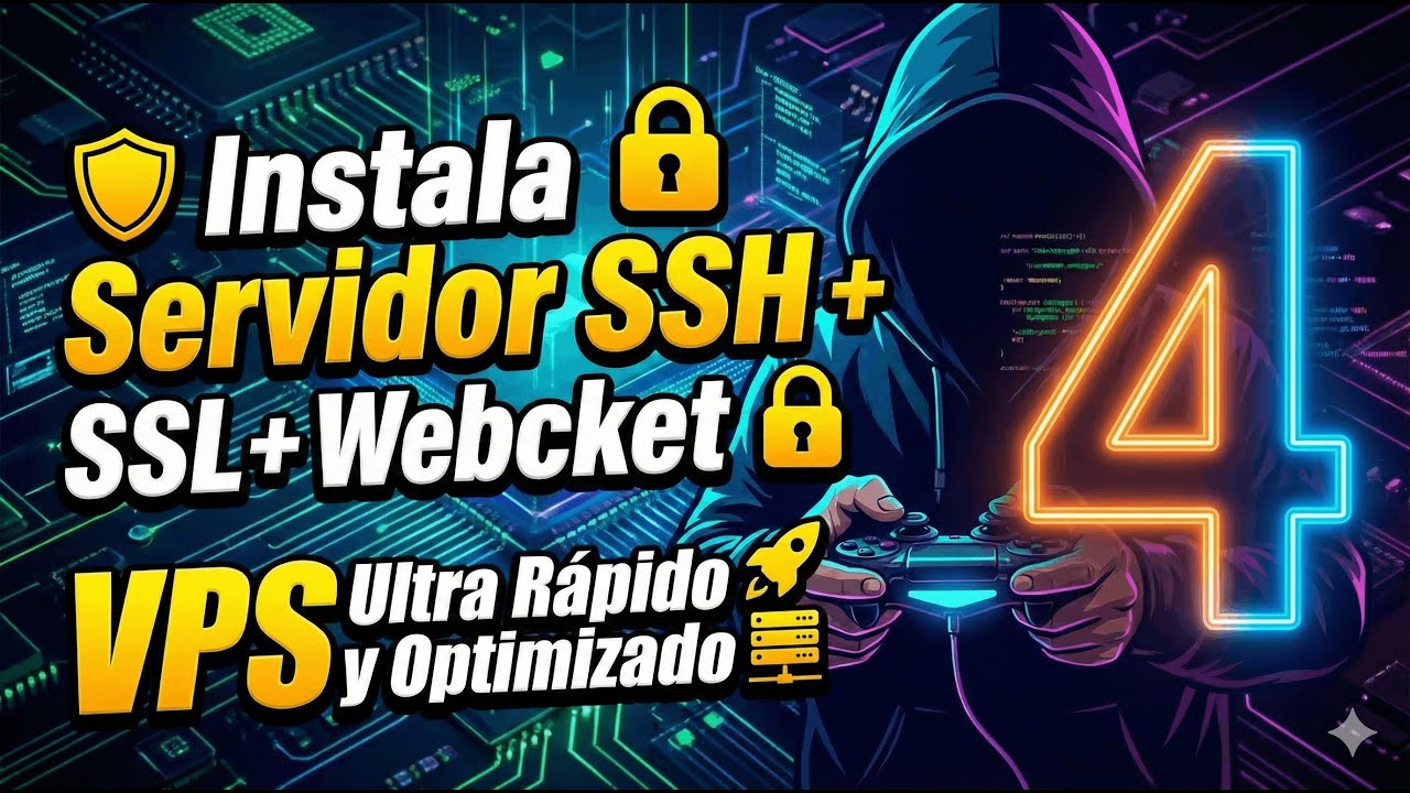 🛡️ Instala Servidor SSH + SSL + WebSocket en 2026 | VPS Ultra Rápido y ...