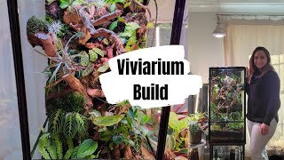 Dreamy Bioactive Vivarium/terrarium 💚  Build DIY with misting system and ventilation